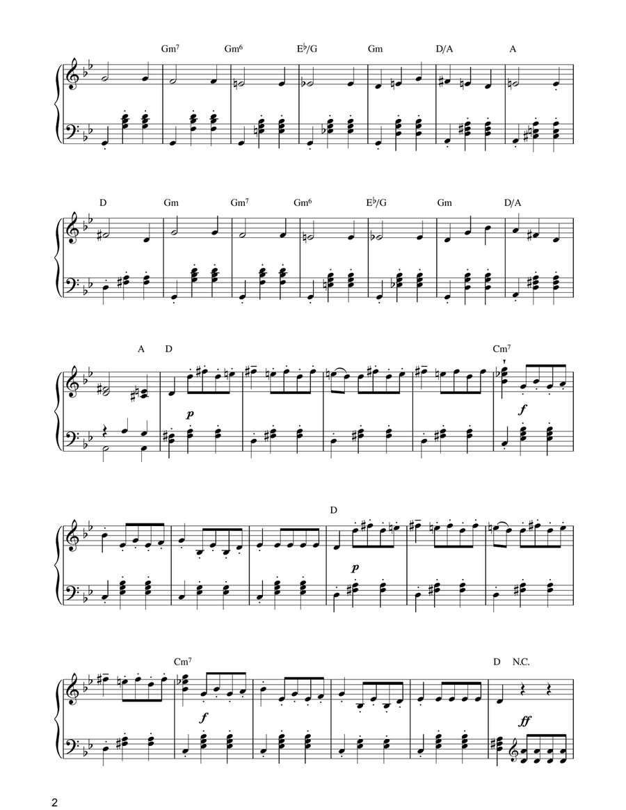 Danse Macabre Piano Solo scores gallery preview page 2