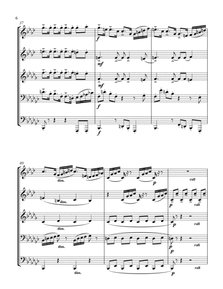 Serenade for Strings First Movement arranged for Brass Quintet image number null