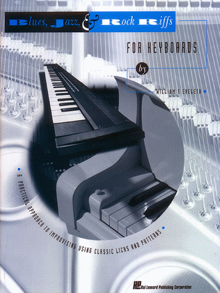 Book cover for Blues, Jazz & Rock Riffs for Keyboards