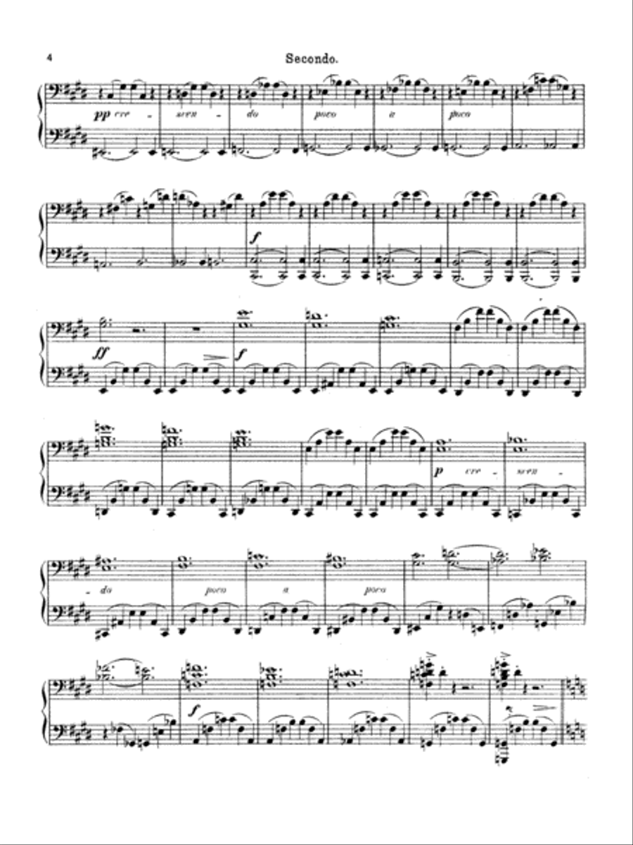 Rimsky-Korsakov: Scheherazade (Suite Symphonique, Op. 35) Piano Duet scores gallery preview page 3