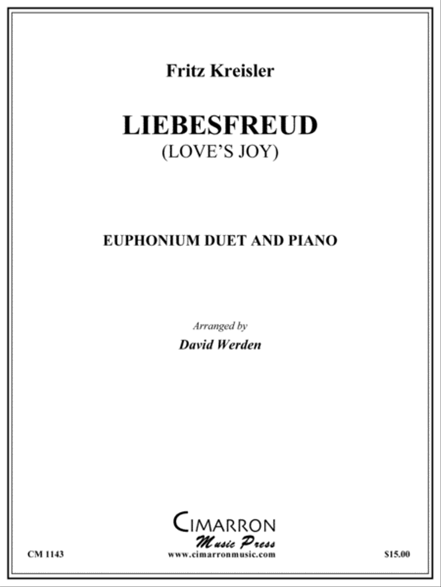 Liebesfreud (Love's Joy) Liebesfreud (Love's Joy) Brass Duet scores gallery preview page 1