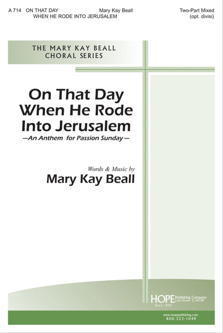 On that Day When He Rode into Jerusalem 2-Part scores gallery preview page 1