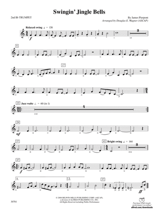 Swingin' Jingle Bells: 2nd B-flat Trumpet