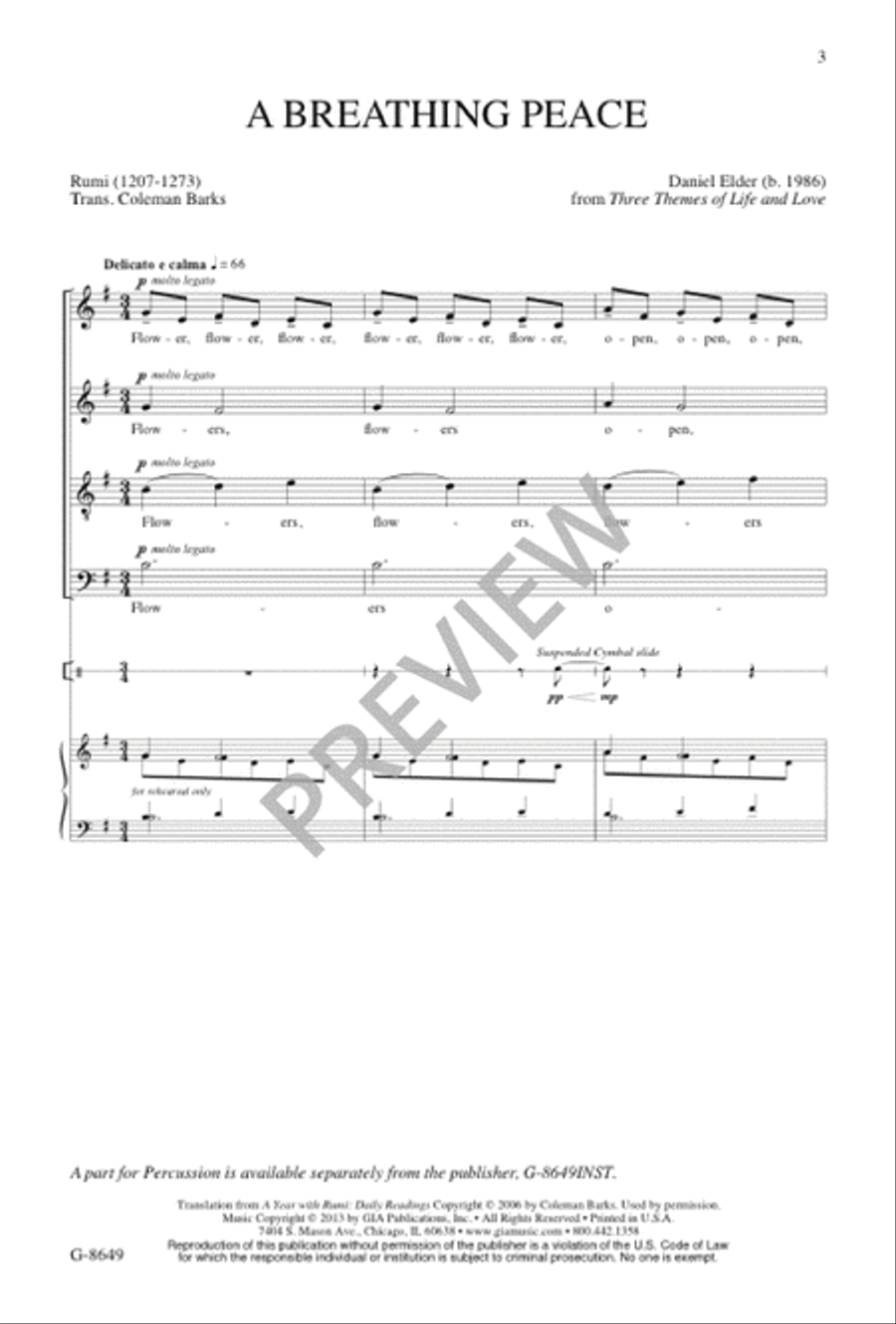A Breathing Peace A Breathing Peace Divisi scores gallery preview page 3