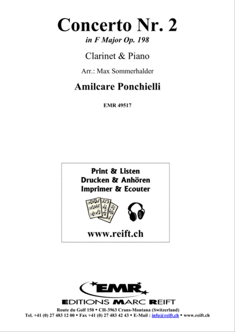 Concerto No. 2 Clarinet Solo scores gallery preview page 1