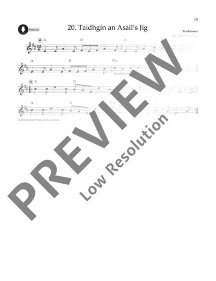 Irish Fiddle Tunes Violin Solo scores gallery preview page 20