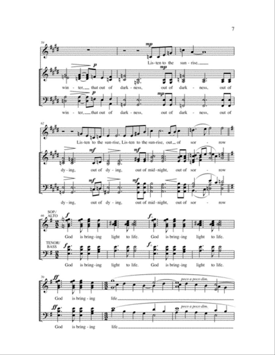 Listen to the Sunrise 4-Part scores gallery preview page 5