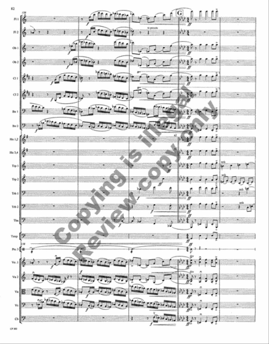 Symphony No. 1 Full Orchestra scores gallery preview page 186