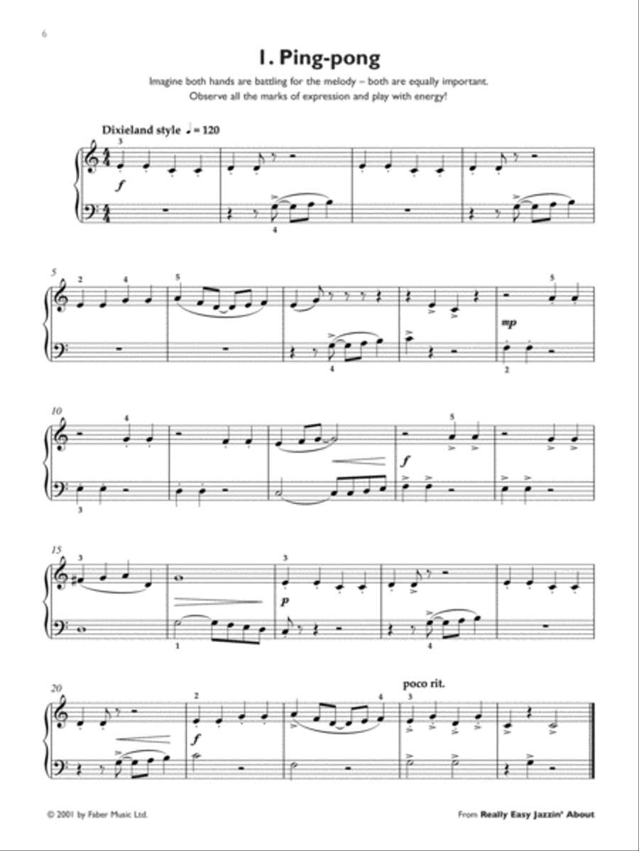 The Jazzin' About Piano Anthology Easy Piano scores gallery preview page 2