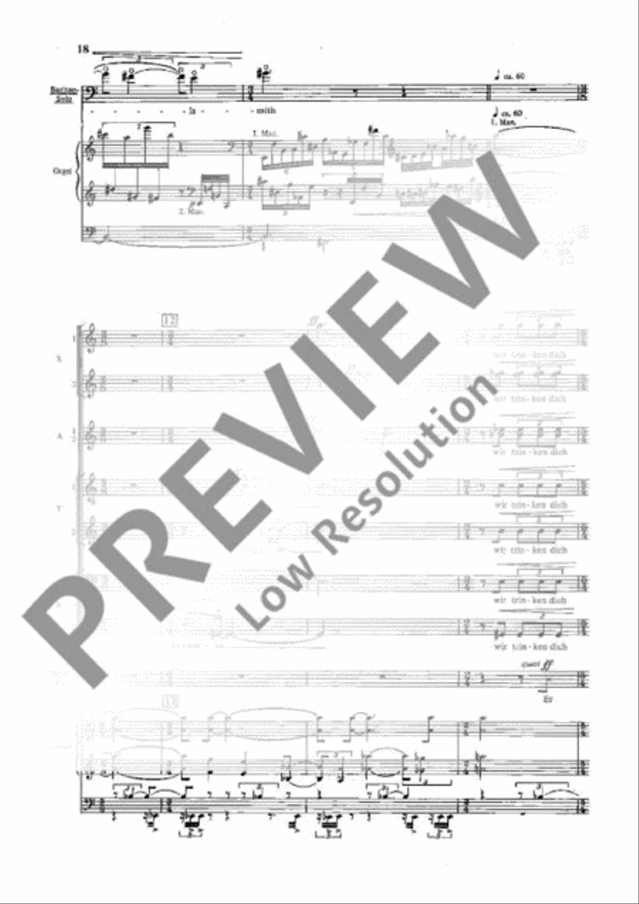 Todesfuge SSAATTBB scores gallery preview page 19