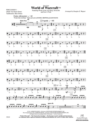 World of Warcraft, Suite from: 1st Percussion