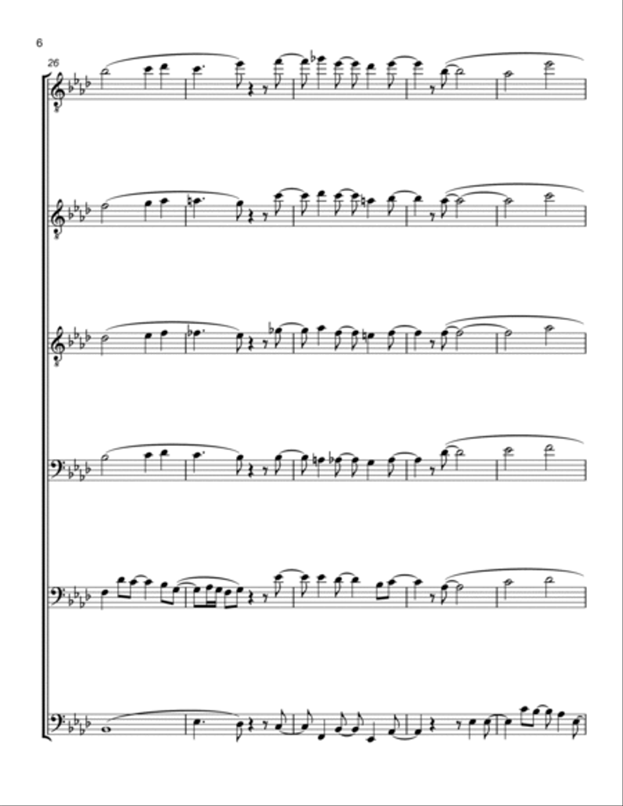 Jingle Bells Voice Solo scores gallery preview page 6
