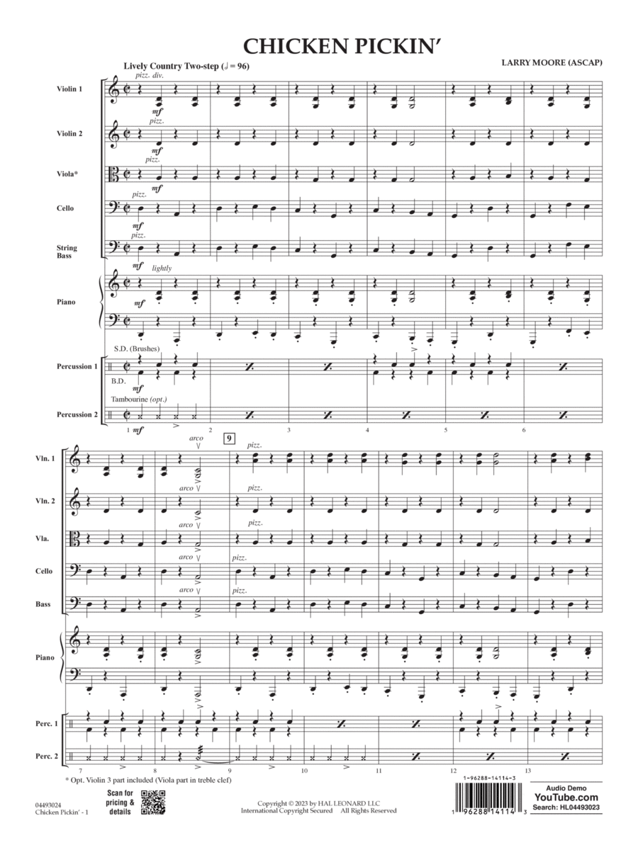 Chicken Pickin' - Conductor Score (Full Score)