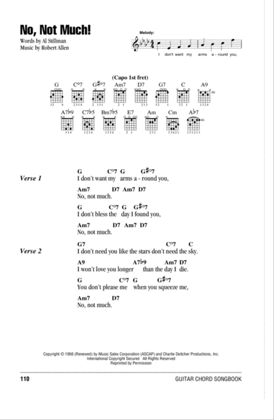 No, Not Much! Acoustic Guitar scores gallery preview page 1