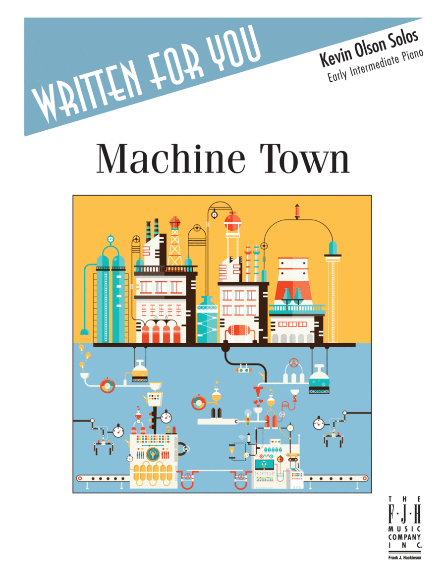 Machine Town Piano Solo scores gallery preview page 1