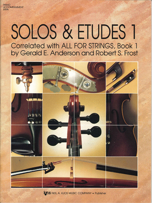 Book cover for Solos And Etudes, Book1 - Pa Acc