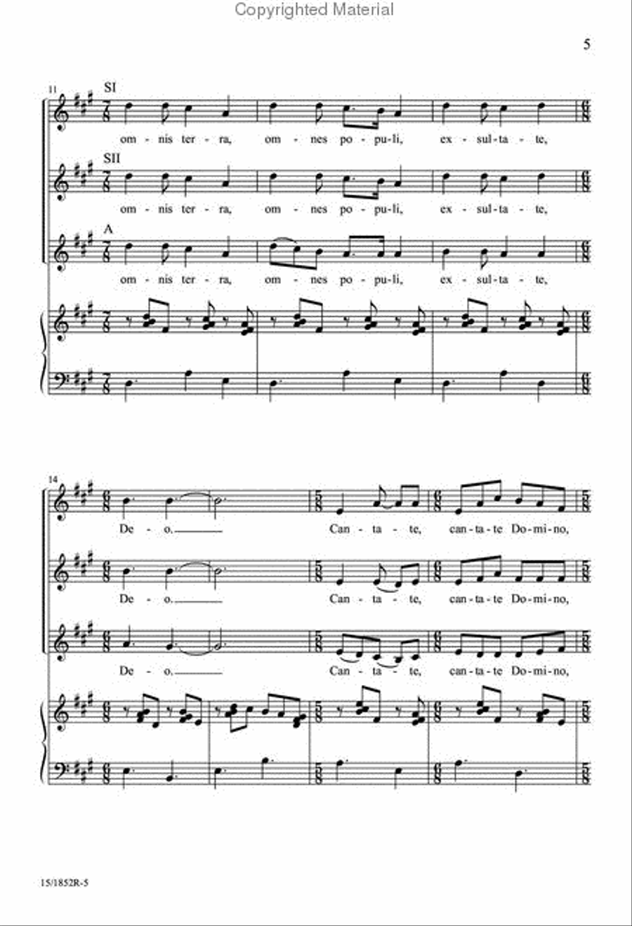 Cantate Cantate SSA scores gallery preview page 4