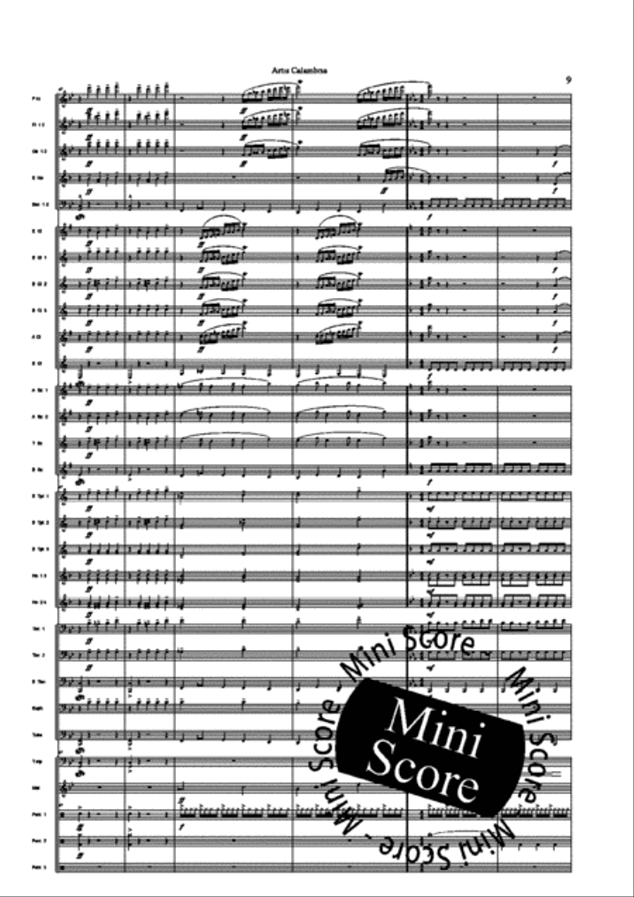 Artis Calambria Concert Band scores gallery preview page 11