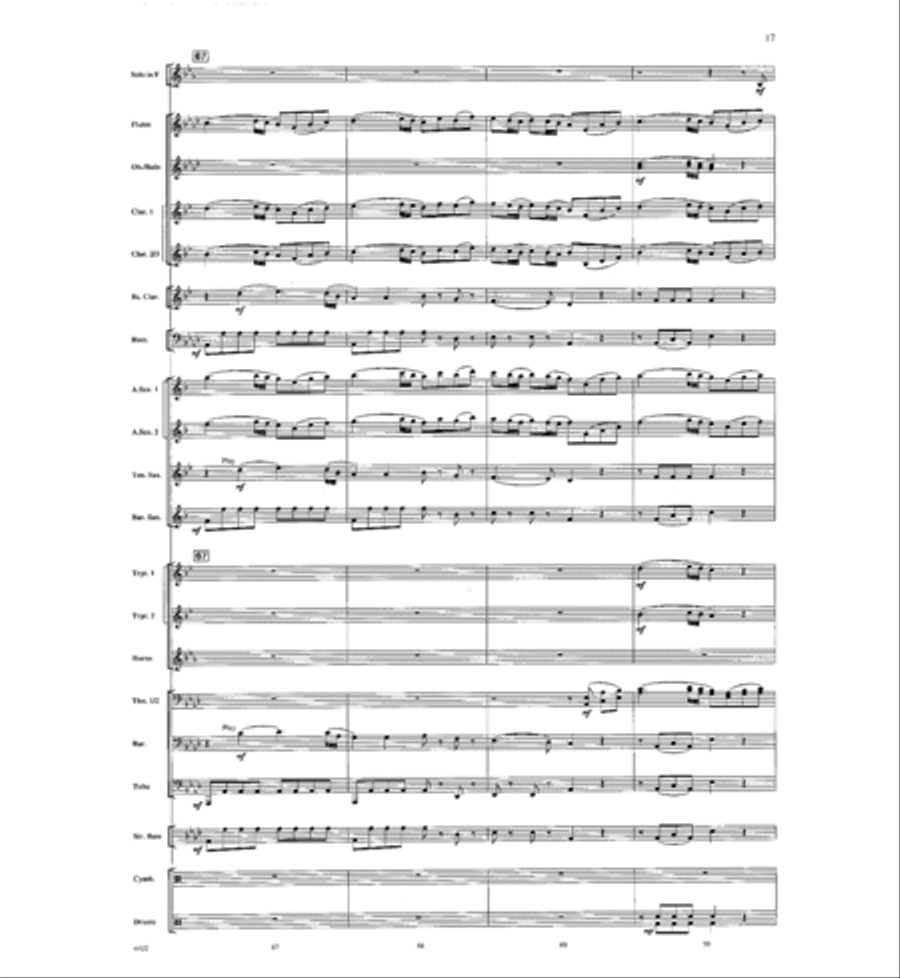 Romanza Concert Band scores gallery preview page 16