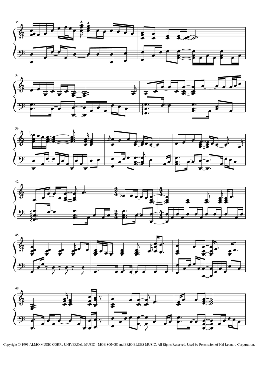 I Can't Make You Love Me Piano Solo scores gallery preview page 3