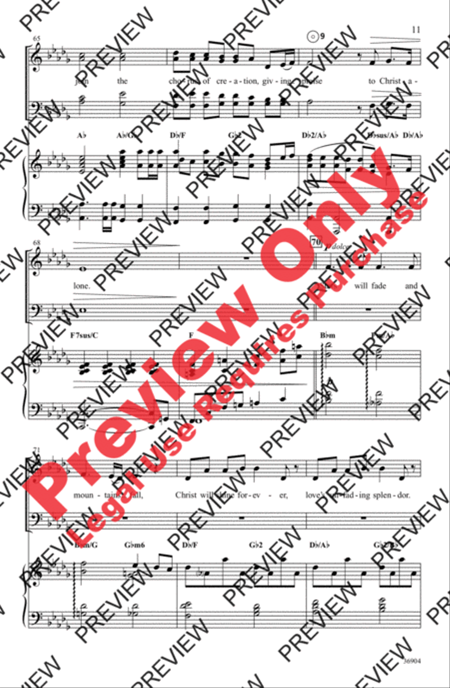 Salvation's Song 4-Part scores gallery preview page 11