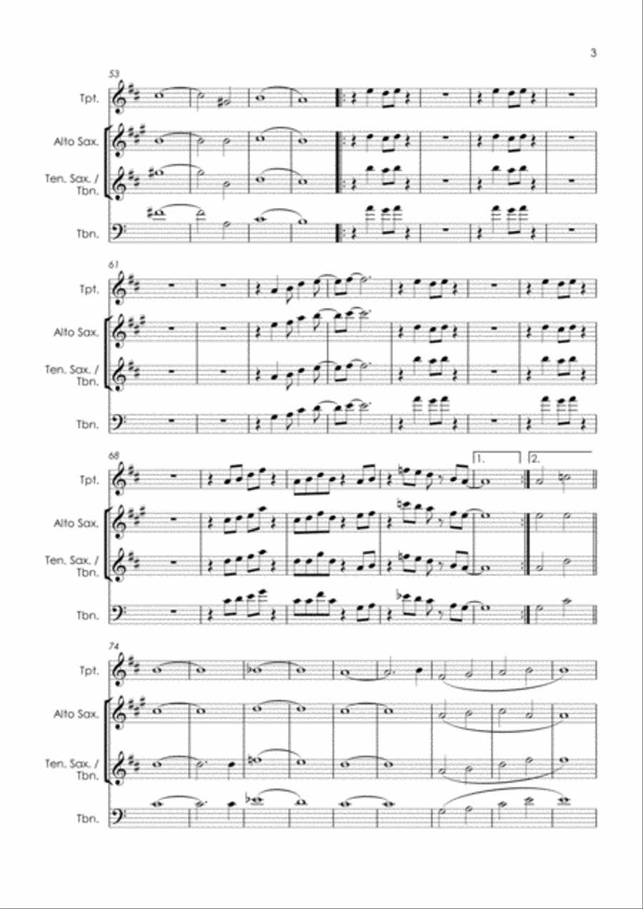 Bright Side Of The Road Bright Side Of The Road Tenor Saxophone scores gallery preview page 5