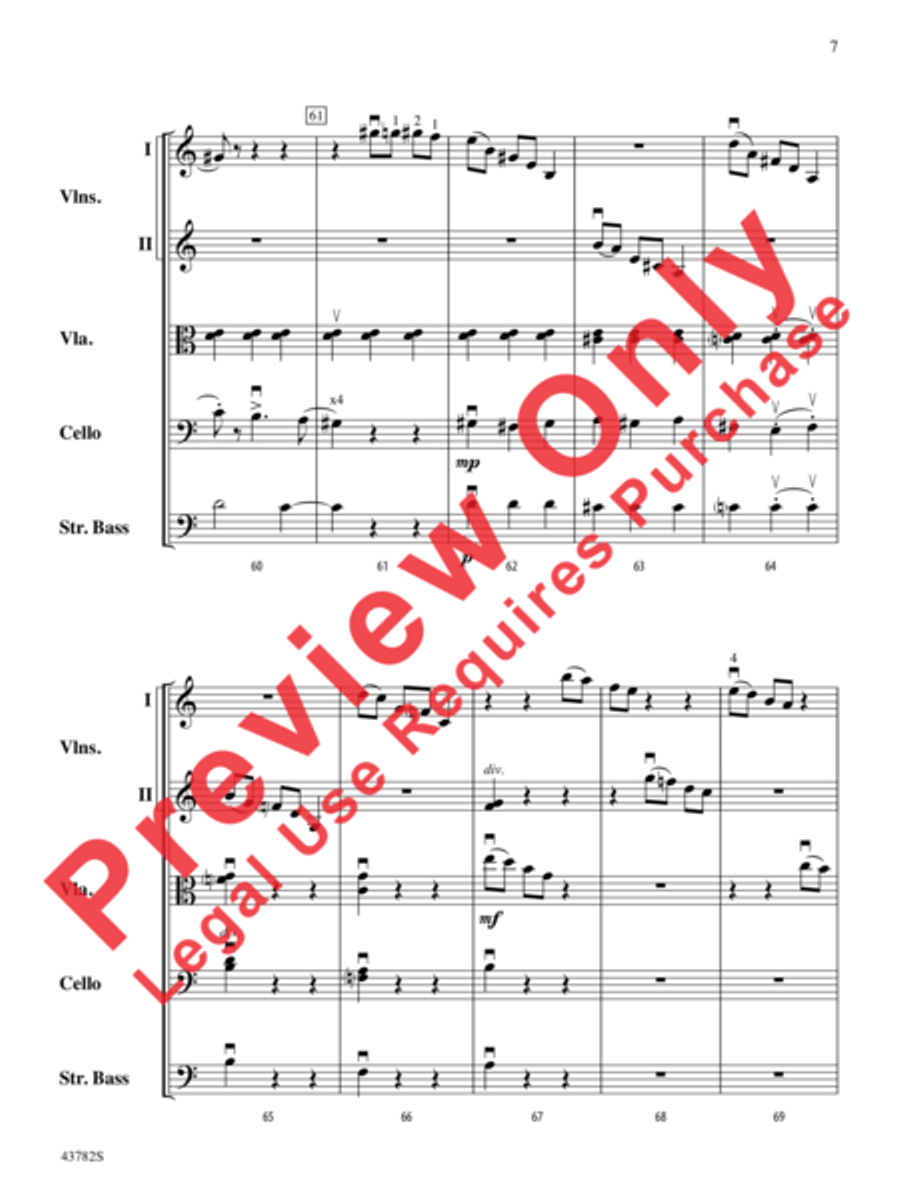 Waltzer Waltzer String Orchestra scores gallery preview page 8