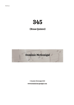 345 (Brass Quintet)
