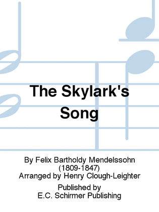 Book cover for The Skylark's Song