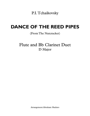 Dance of The Reed Pipes (Mirlitons from The Nutcracker) Flute and Bb Clarinet Duet