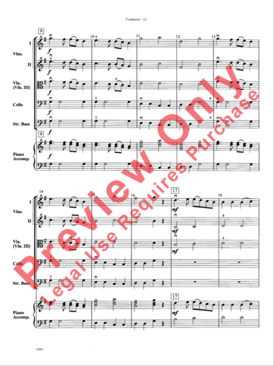 Mozart Classics String Orchestra scores gallery preview page 13