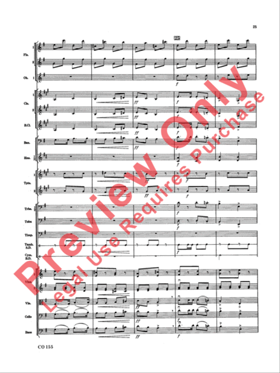 Nutcracker Ballet, Set II (March of the Nutcracker and Trepak) Full Orchestra scores gallery preview page 26
