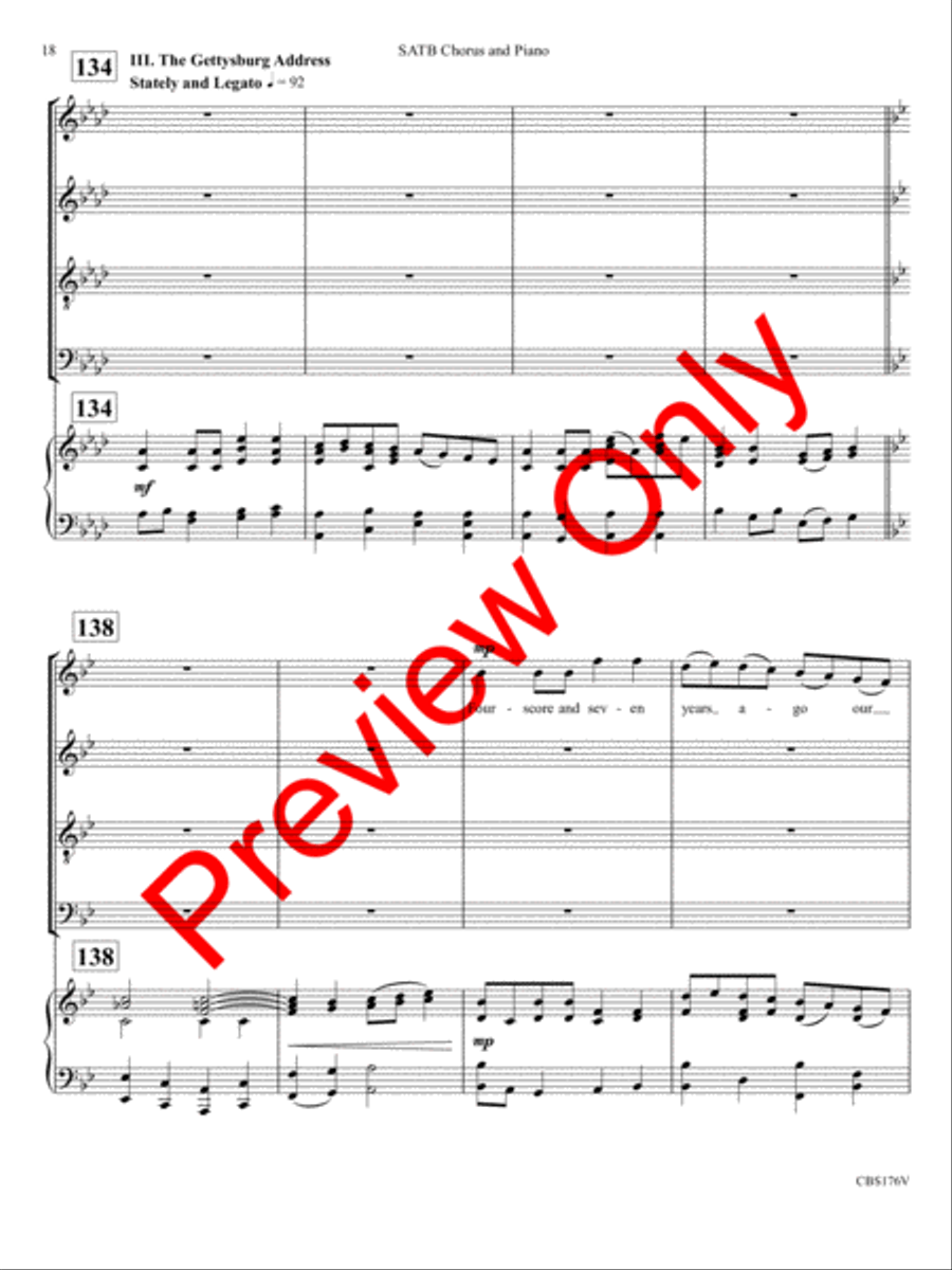 We the People of the United States 4-Part scores gallery preview page 21