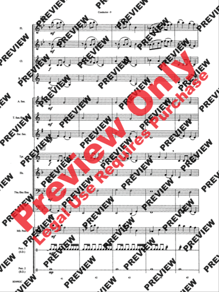 Then Come the Heroes Then Come the Heroes Concert Band scores gallery preview page 11
