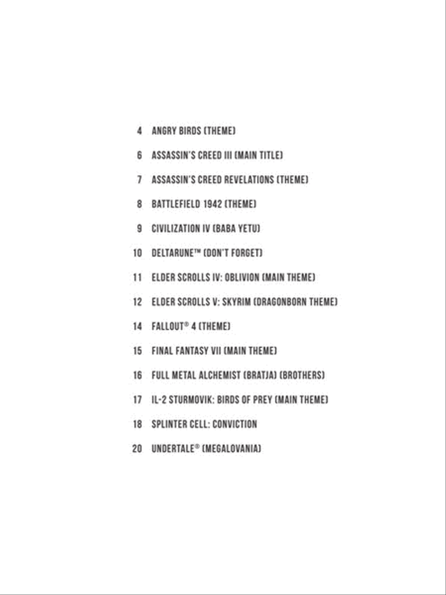 Video Game Music for Trumpet Trumpet Solo scores gallery preview page 2