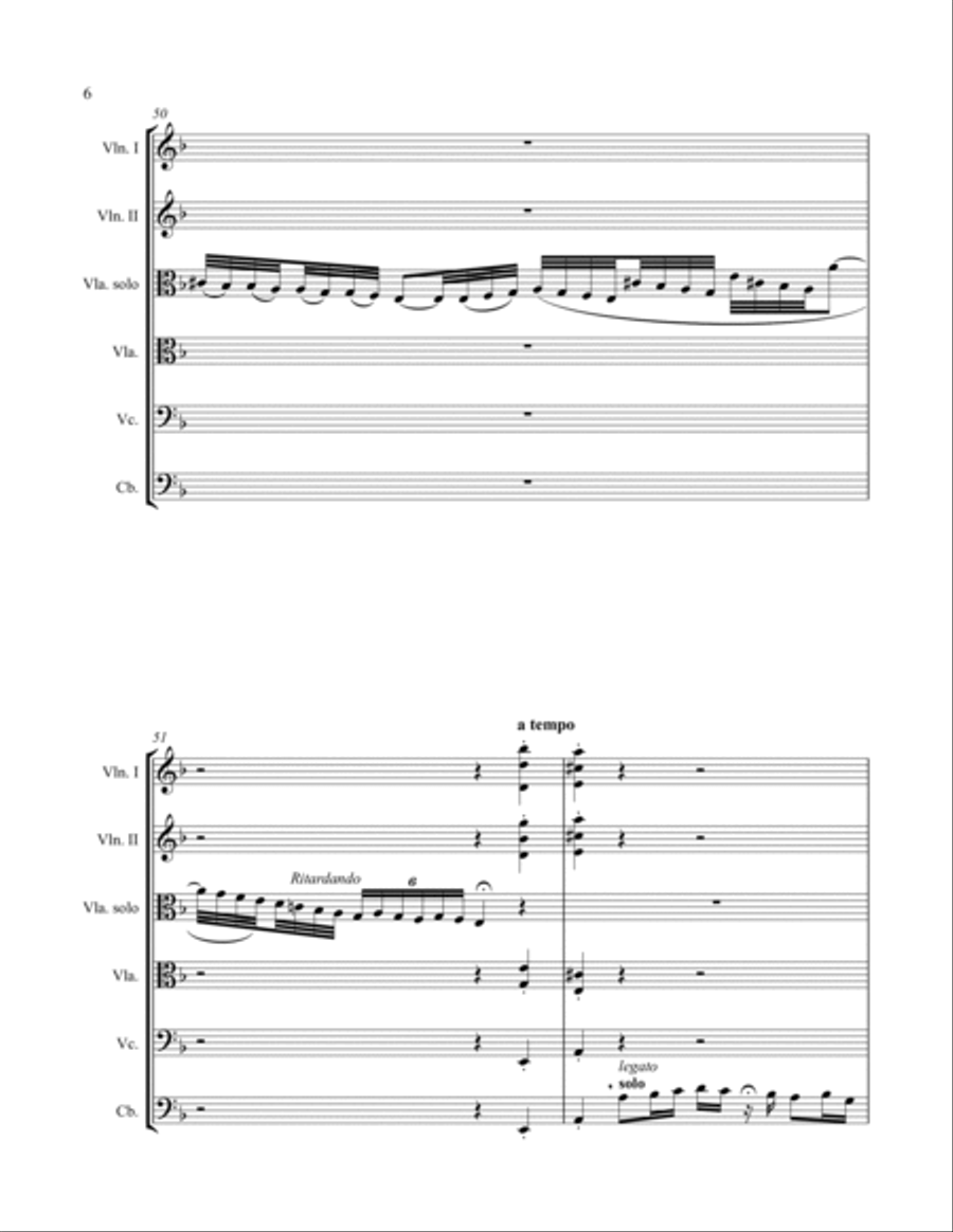 Tango Izquierda for string orchestra String Orchestra scores gallery preview page 6