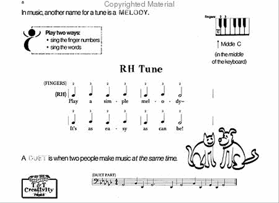 Music in Me - Lesson Level 1: Reading Music Piano Method scores gallery preview page 3