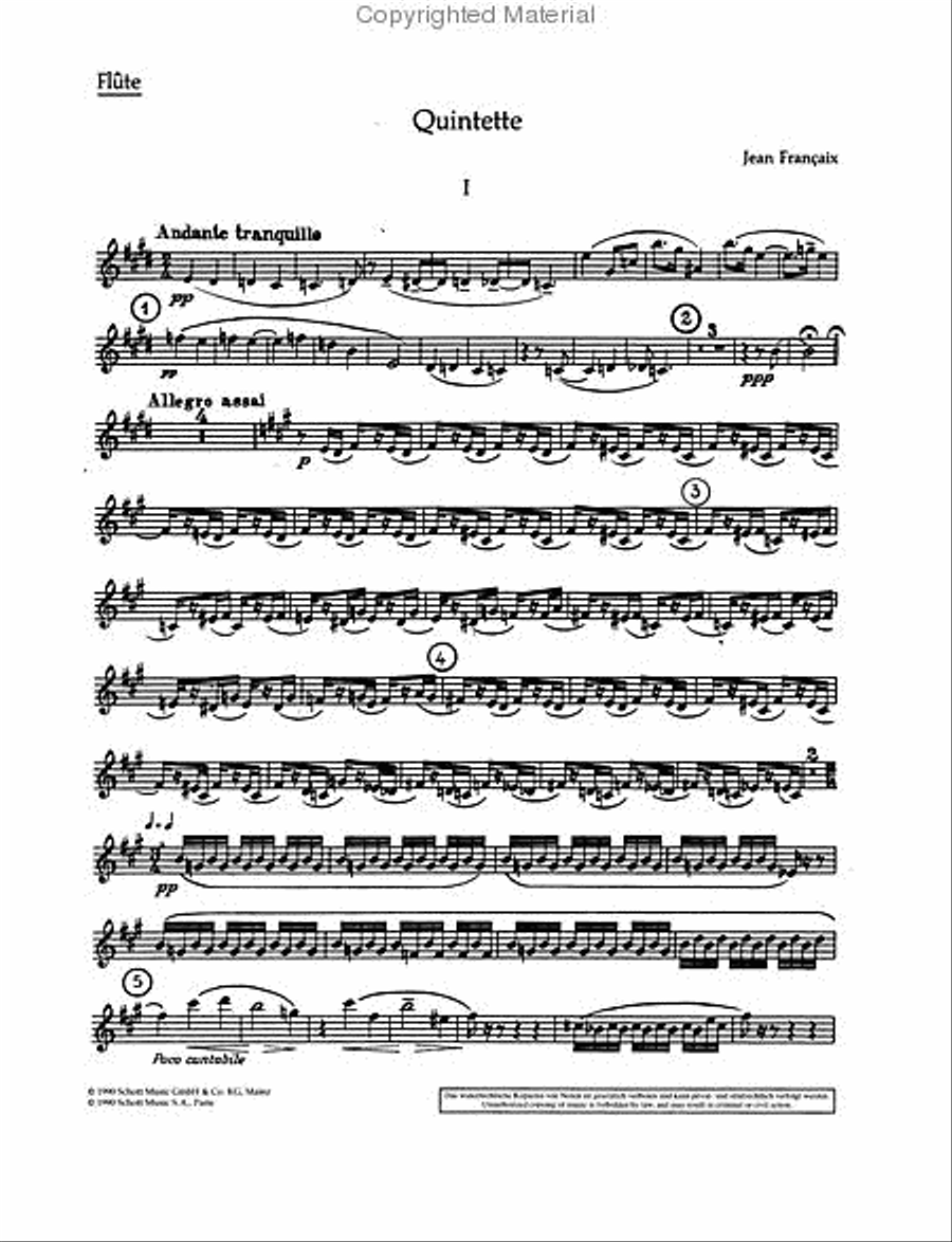 Wind Quintet Woodwind Quintet scores gallery preview page 2
