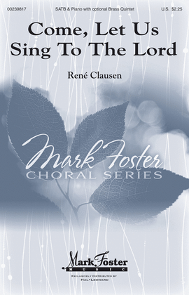 Book cover for Come, Let Us Sing to the Lord