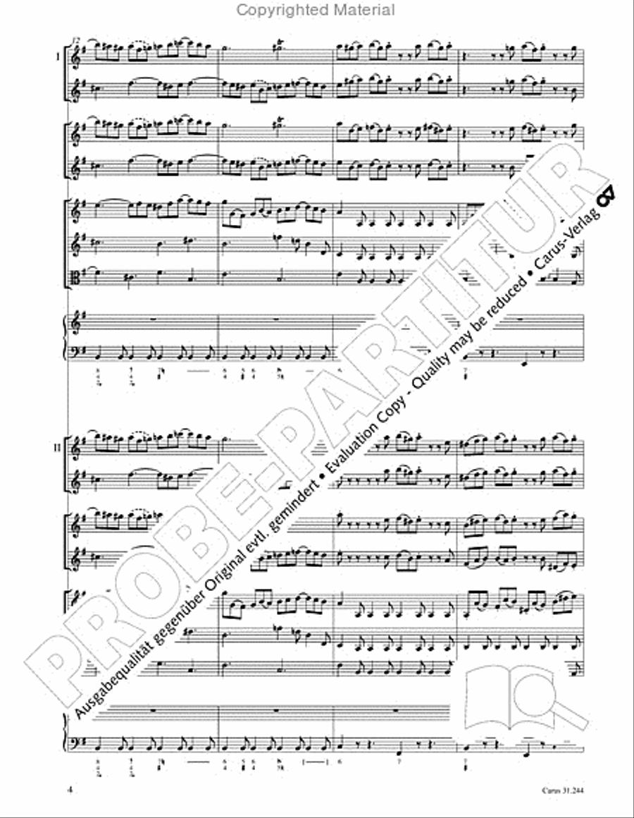 St. Matthew Passion (Matthaus-Passion) 4-Part scores gallery preview page 6