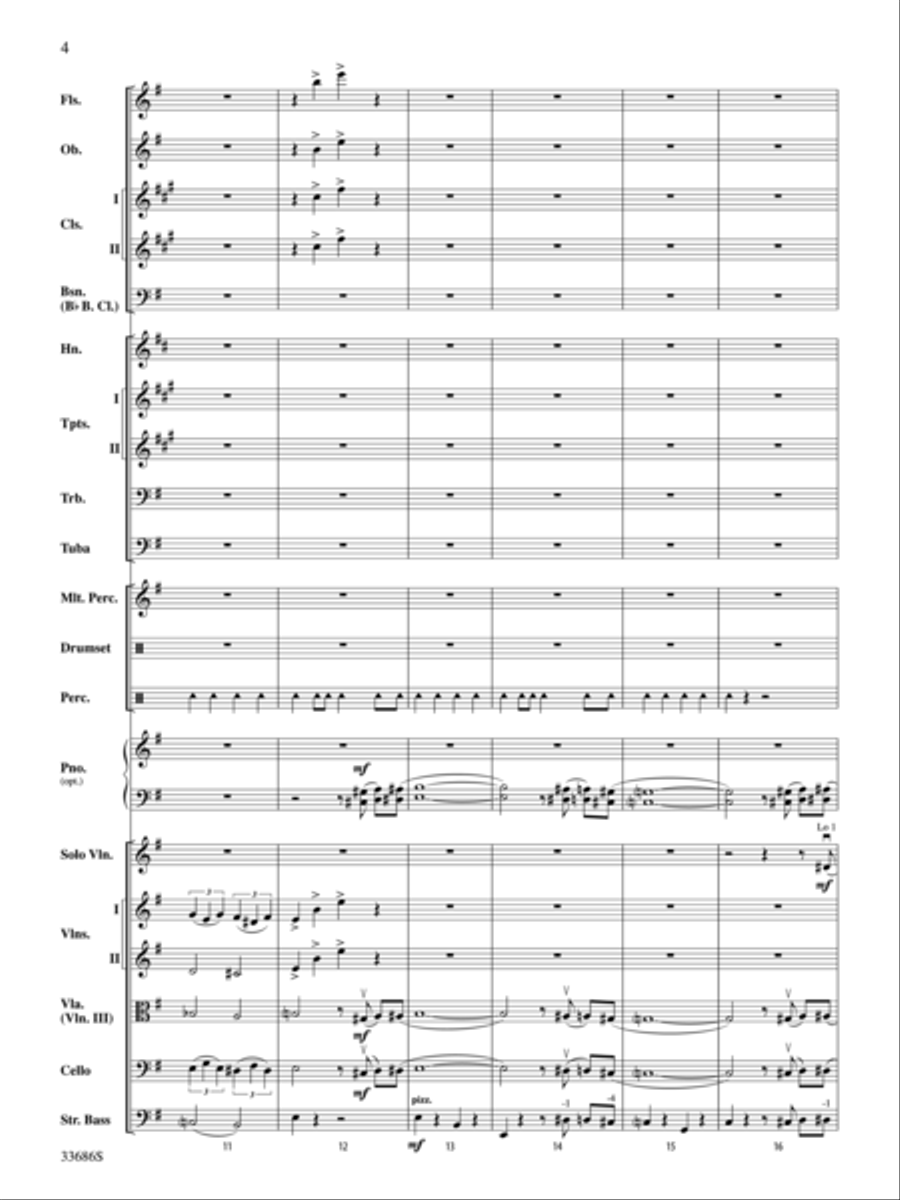 The Pink Panther The Pink Panther Full Orchestra scores gallery preview page 4
