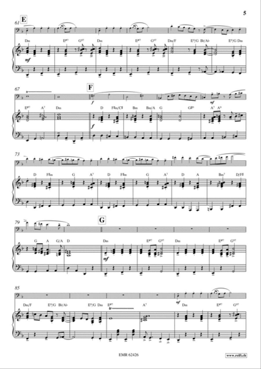 La Cinquantaine Piano Accompaniment scores gallery preview page 6
