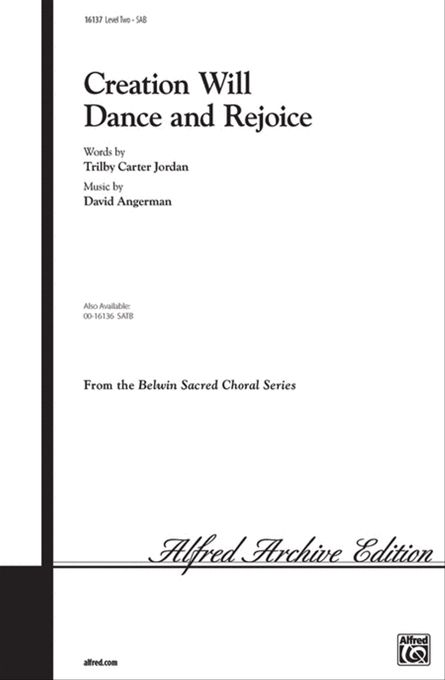 Creation Will Dance and Rejoice! 3-Part scores gallery preview page 1