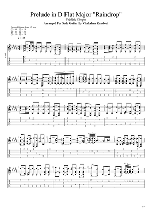 Raindrop Prelude - Chopin (Classical Guitar)
