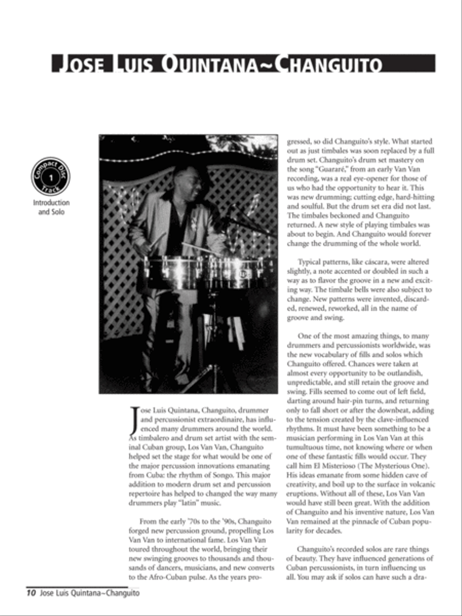 Changuito Percussion scores gallery preview page 11