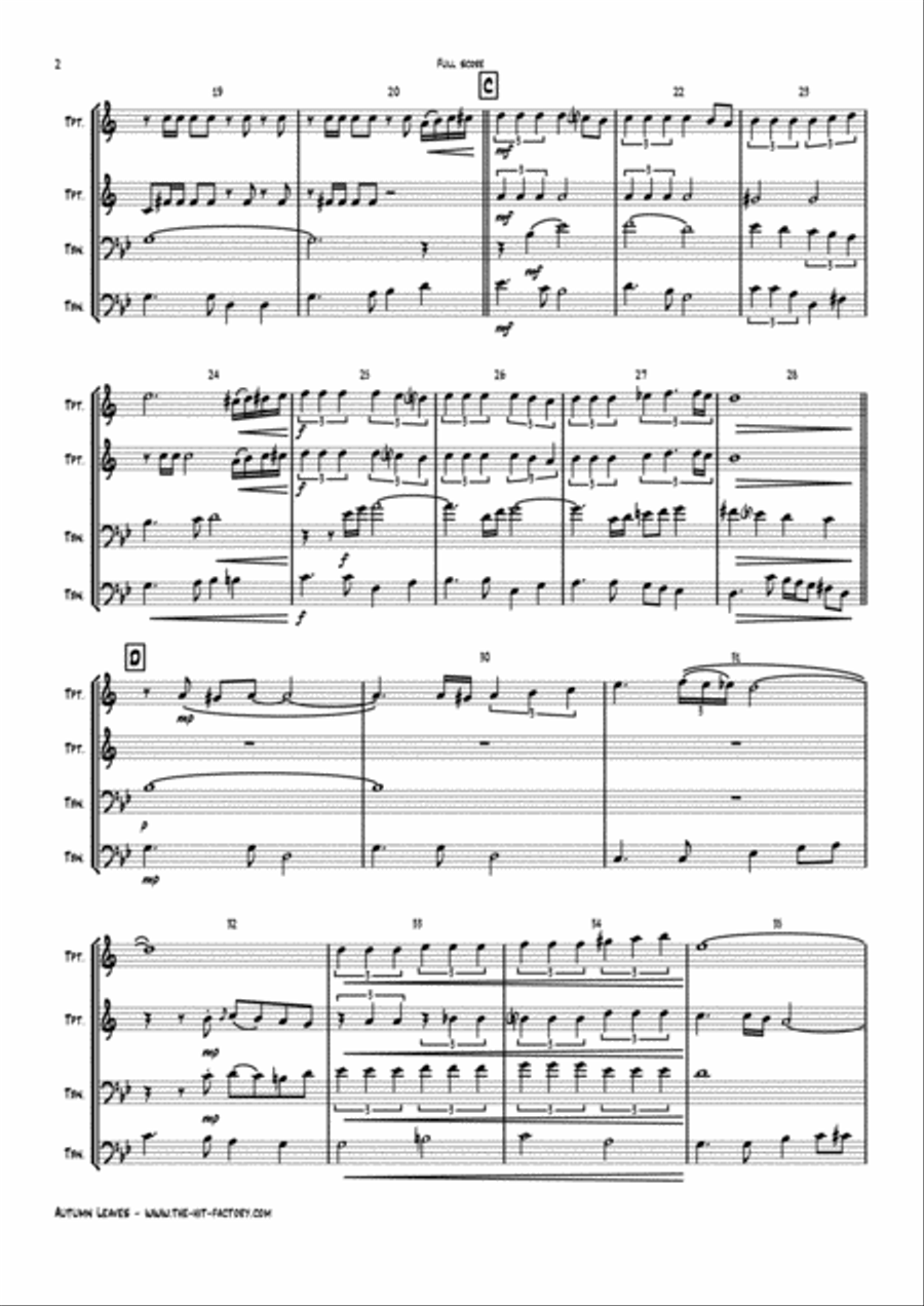 Besame Mucho (Kiss Me Much) Euphonium scores gallery preview page 2