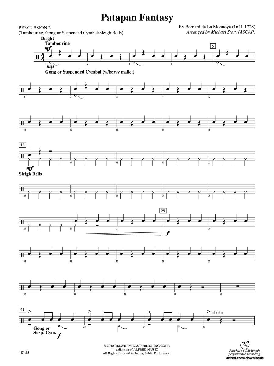 Patapan Fantasy: 2nd Percussion