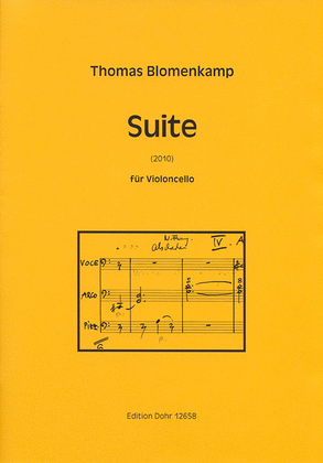 Book cover for Suite für Violoncello (2010)