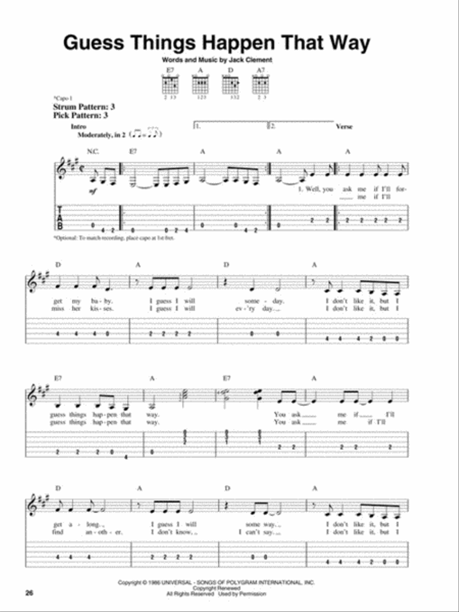 The Best of Johnny Cash – 2nd Edition Electric Guitar scores gallery preview page 4