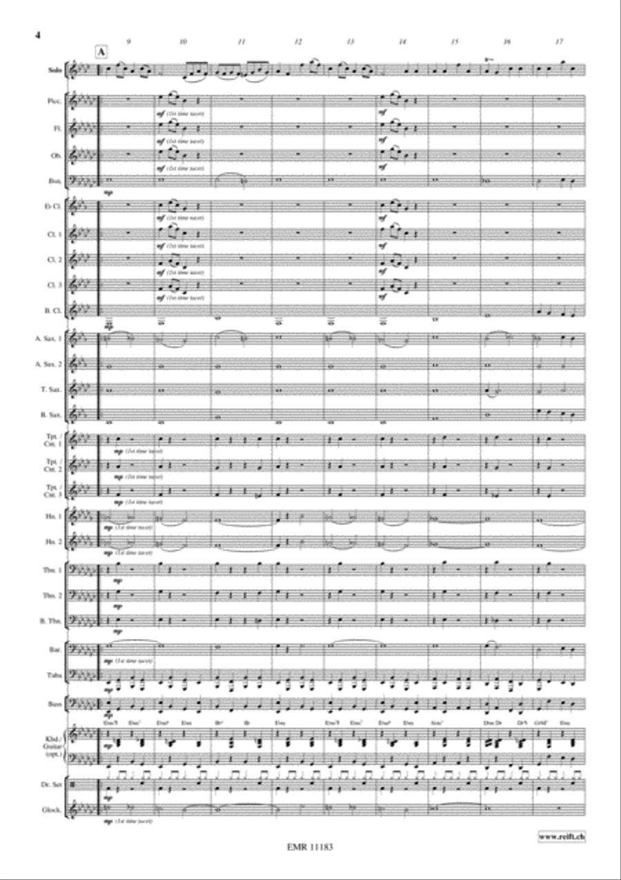 Badinerie Concert Band scores gallery preview page 5